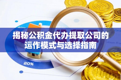 禅城揭秘公积金代办提取公司的运作模式与选择指南