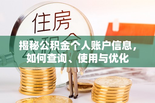 禅城揭秘公积金个人账户信息，如何查询、使用与优化