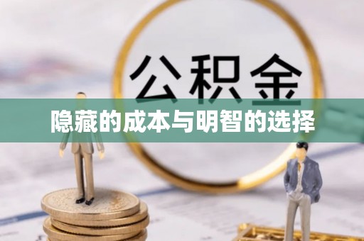 禅城隐藏的成本与明智的选择