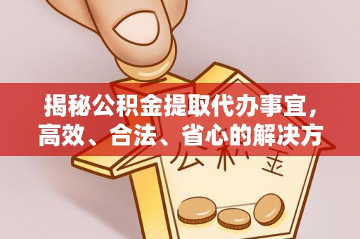 禅城揭秘公积金提取代办事宜，高效、合法、省心的解决方案