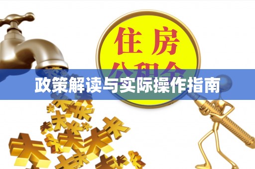 禅城政策解读与实际操作指南