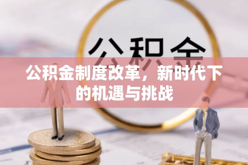 禅城公积金制度改革，新时代下的机遇与挑战