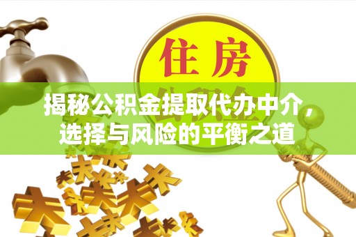 禅城揭秘公积金提取代办中介，选择与风险的平衡之道