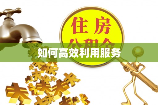 禅城如何高效利用服务