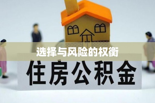 禅城选择与风险的权衡