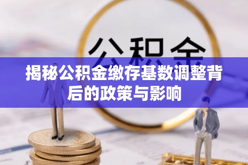 禅城揭秘公积金缴存基数调整背后的政策与影响