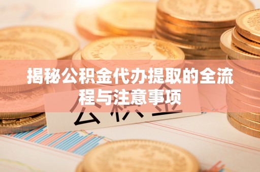 禅城揭秘公积金代办提取的全流程与注意事项