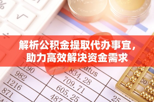 禅城解析公积金提取代办事宜，助力高效解决资金需求