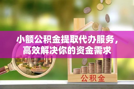 禅城小额公积金提取代办服务，高效解决你的资金需求