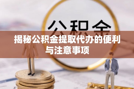 禅城揭秘公积金提取代办的便利与注意事项
