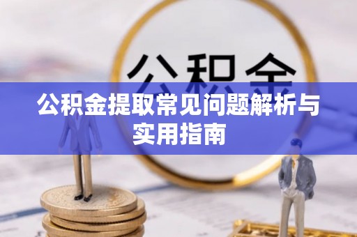 禅城公积金提取常见问题解析与实用指南