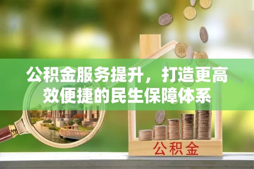 禅城公积金服务提升，打造更高效便捷的民生保障体系