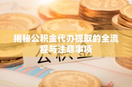 禅城揭秘公积金代办提取的全流程与注意事项