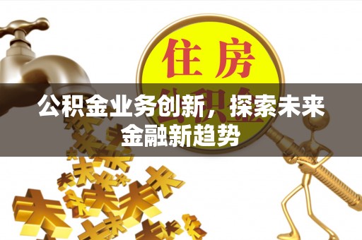 禅城公积金业务创新，探索未来金融新趋势